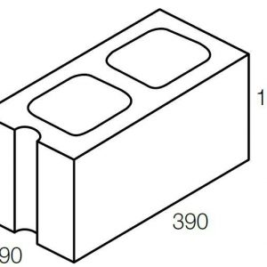 20.09/10 200mm Control Joint Full/Half Combination